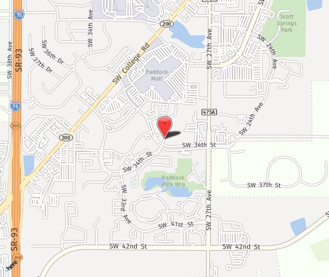 Location Map: 3320 SW 34th Circle Ocala, FL 34474